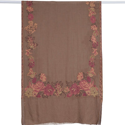 KASHKHA HANDMADE EMBROIDERED WOOL SHAWL 1