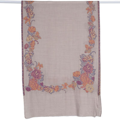 KASHKHA HANDMADE EMBROIDERED WOOL SHAWL 1