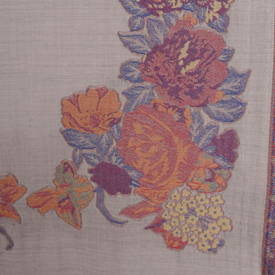 KASHKHA HANDMADE EMBROIDERED WOOL SHAWL 2