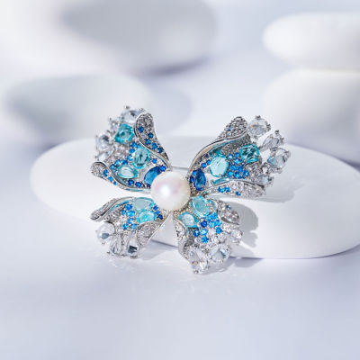 Pearly Lustre Top Grade Freshwater Pearl Brooch WC00122 | BUTTERFLY 4
