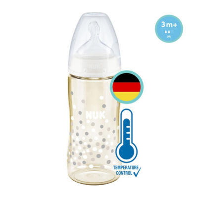 NUK Premium Choice PPSU Temperature Control Bottle with Silicone Teat 300ml 3