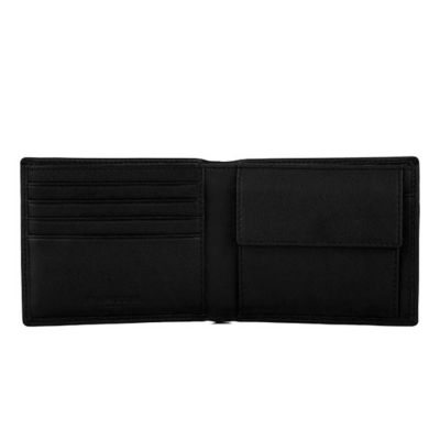 BRAUN BÜFFEL Braun Buffel Stitch Bifold Wallet With Coin Compartment in Black 4