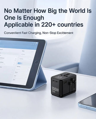 Olloes GaN 100W Universal Travel Adapter 6