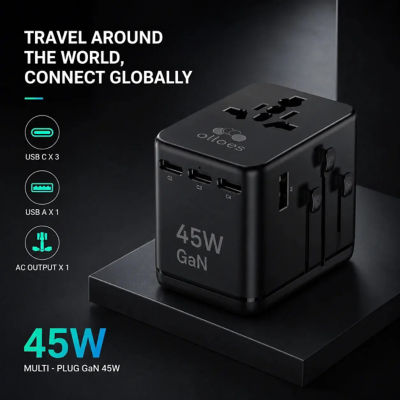 Olloes GaN 45W Universal Travel Adapter 3
