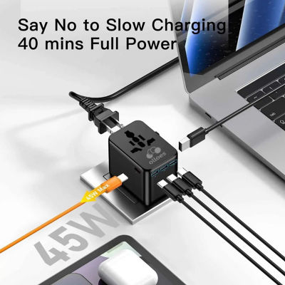 Olloes GaN 45W Universal Travel Adapter 4