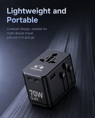Olloes GaN 70W Universal Travel Adapter 7