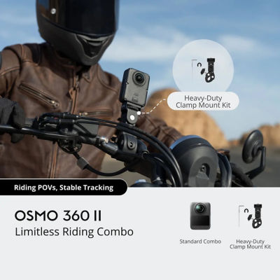 DJI Osmo 360 II 8K 360° Camera, Limitless Riding Combo 13