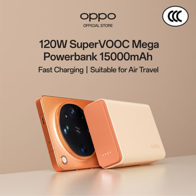 OPPO 120W SuperVOOC Mega Power Bank 15000mAh-CCC Certified 7