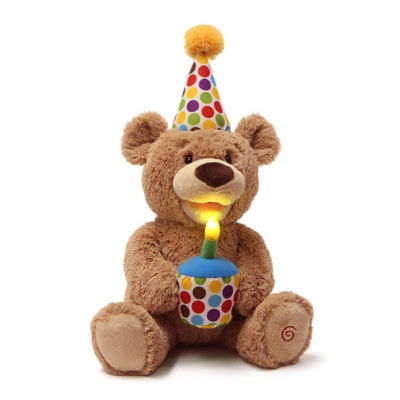 Gund Happy Birthday Bear Animated Plush Toy 14" 3