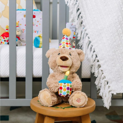 Gund Happy Birthday Bear Animated Plush Toy 14" 5