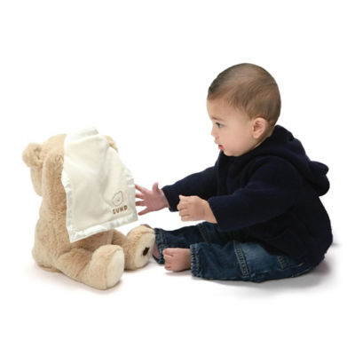 Gund Peek A Boo Bear Animated Plush Toy 10" 3