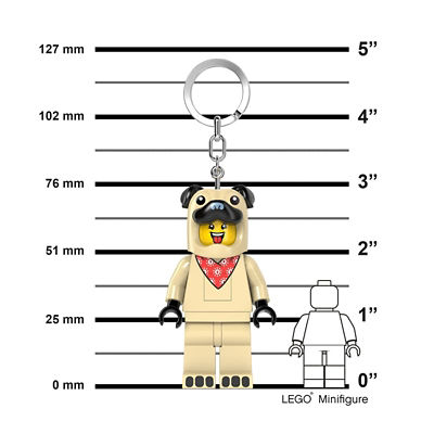 LEGO Pug Costume Guy Figurine Torchlight 8