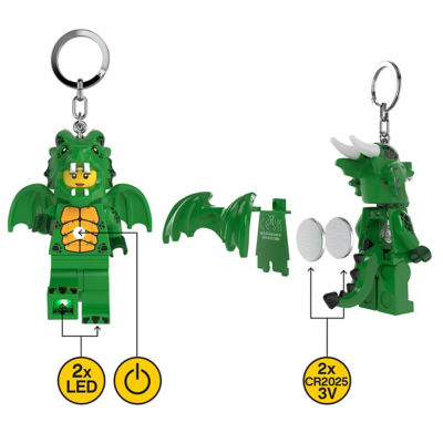 LEGO Green Dragon Girl Figurine Torchlight 9