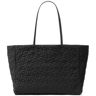 KATE SPADE Tilly Quilted Large Tote Bag Black KK807 3