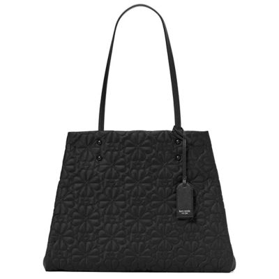 KATE SPADE Tilly Quilted Large Tote Bag Black KK807 5