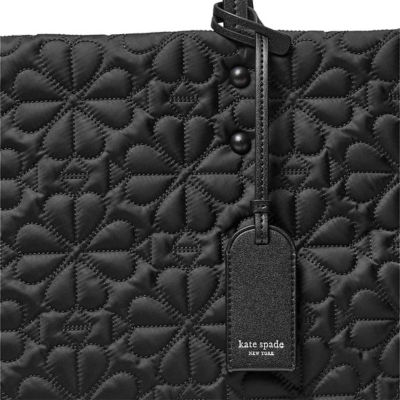 KATE SPADE Tilly Quilted Large Tote Bag Black KK807 6