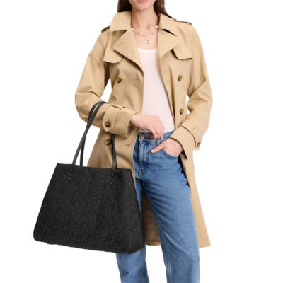 KATE SPADE Tilly Quilted Large Tote Bag Black KK807 7