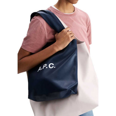 A.P.C. Ninon Small Tote Bag Dark Navy PUAAT-M61861 6