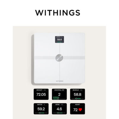 Withings Body Smart, Body Comp, Heart Rate, Black 4