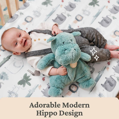 Gund Oh So Snuggly Hippo 12.5" Plush Toy 7