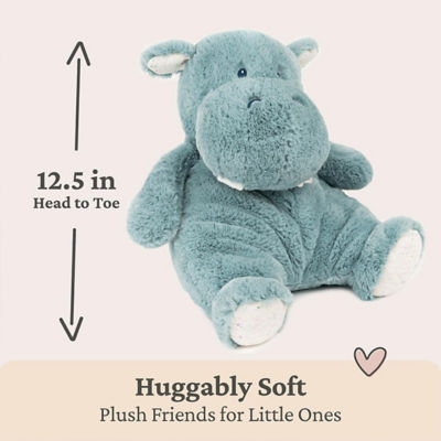 Gund Oh So Snuggly Hippo 12.5" Plush Toy 9
