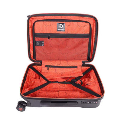 DISCOVERY MAYA HARDSIDE PC TROLLEY 24" MEDIUM BLACK 3
