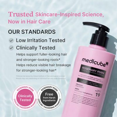 MEDICUBE Rosemary PDRN Cooling Thickening Shampoo 6