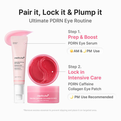 MEDICUBE PDRN Pink Caffeine Collagen Eye Patch 7