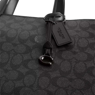 COACH Isaac Workbag In Signature Canvas Charcoal Signature CV970 5