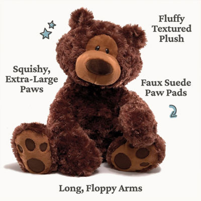 Gund Philbin Classic Teddy Bear 12" Plush Toy - Chocolate 3