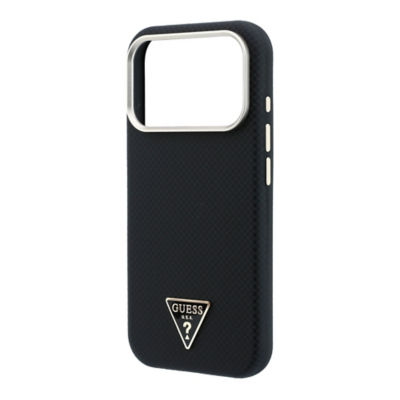 Guess PU Kevlar With Triangle Logo MagSafe Case For iPhone 18 Pro Max 7