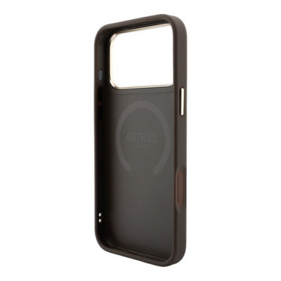 Guess 4G With Stripe & Metal Logo MagSafe Case For iPhone 18 Pro Max 8
