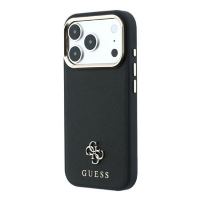 Guess Saffiano With Small 4G & Classic Logo MagSafe Case For iPhone 18 Pro Max 4