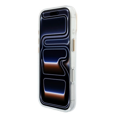 Guess Big 4G & Script Metal Logo IML Case For iPhone 18 Pro Max 5