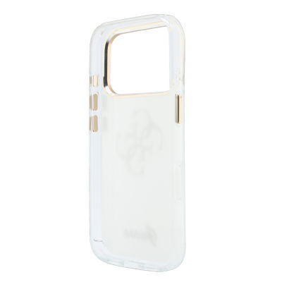 Guess Big 4G & Script Metal Logo IML Case For iPhone 18 Pro Max 8