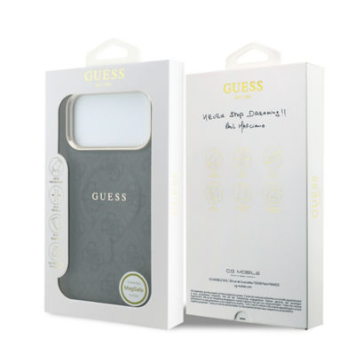Guess 4G Classic Logo MagSafe Case For iPhone 18 Pro Max 9