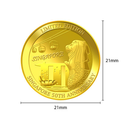 Puregold.sg 5g SG 50th Cable Car Gold Medallion (YEAR 2015) 3