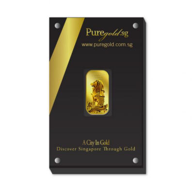 Puregold.sg 1g SG Merlion Sea Gold Bar 4