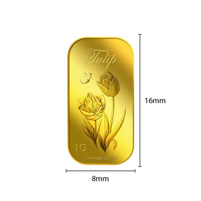 Puregold.sg 1g Tulip (Series 2) Gold Bar 4
