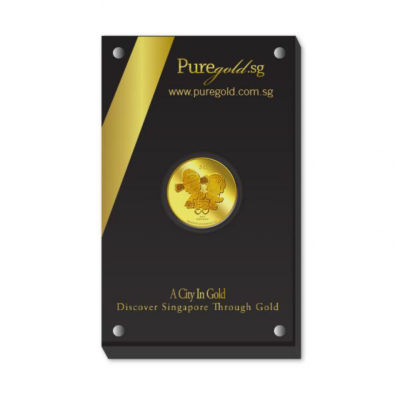 Puregold.sg 5g Wedding Couple Gold Medallion 5