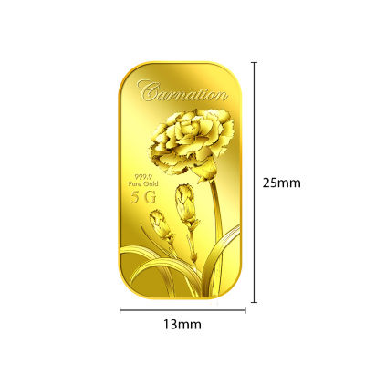 Puregold.sg 5g Carnation Gold Bar 3
