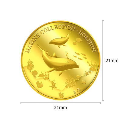 Puregold.sg 5g Dolphin Gold Medallion 3