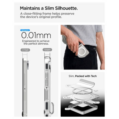Spigen Samsung Z Flip 8 Case Ultra Hybrid Pro MagFit Magnetic Phone Case Galaxy Z Flip 8 Casing 6