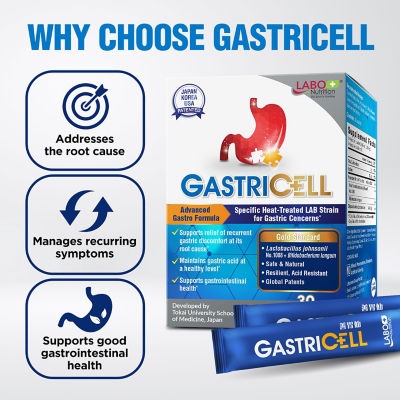 LABO NUTRITION [Bundle of 3] LABO Nutrition Gastricell Sachet 30s 6