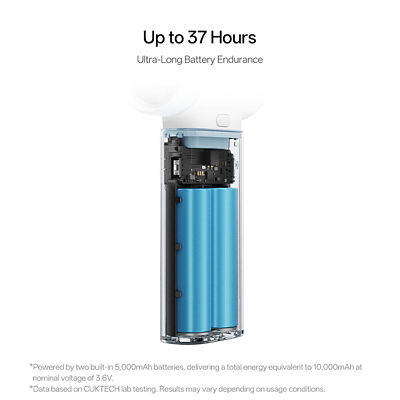 CUKTECH CP Turbo Fan Plus 2-in-1 Handheld Fan and 10000mAh Power Bank BF02 3