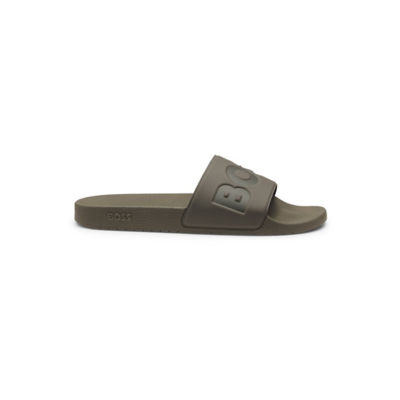 BOSS Logo-Detail Slides Made In Italy 3