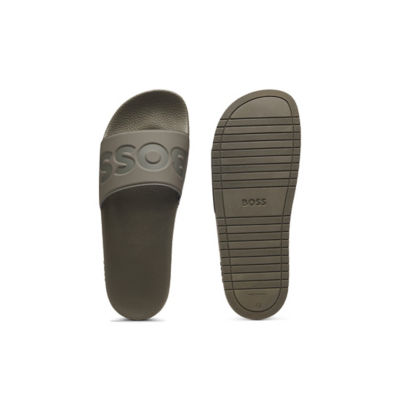 BOSS Logo-Detail Slides Made In Italy 4