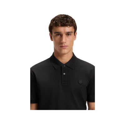 BOSS Mercerised-Cotton Polo Shirt With Double B Monogram 3