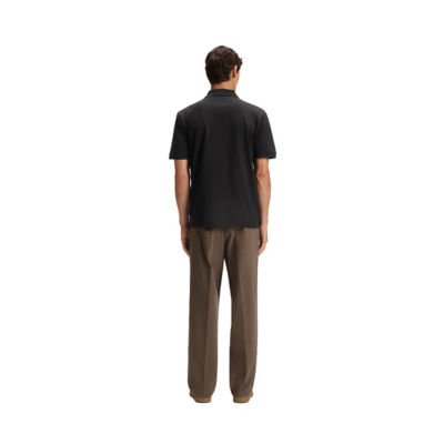 BOSS Mercerised-Cotton Polo Shirt With Double B Monogram 5