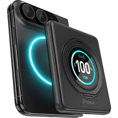 BMX SolidSafe Duo 5000mAh Qi2 Solid State Power Bank 5